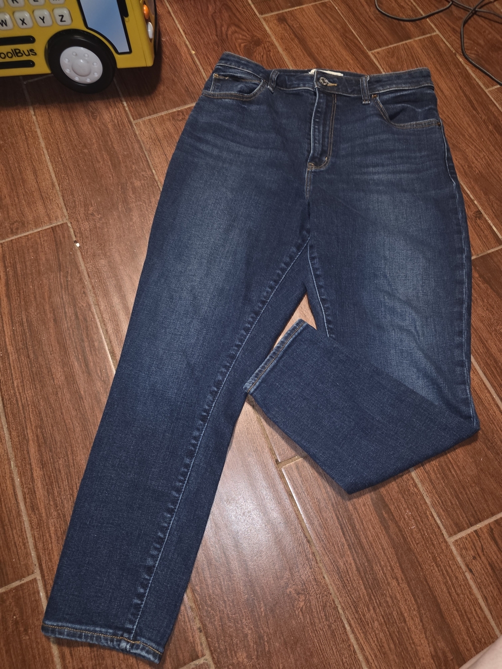 Abercrombie & Fitch Light Blue Super Skinny High-Rise Jeans